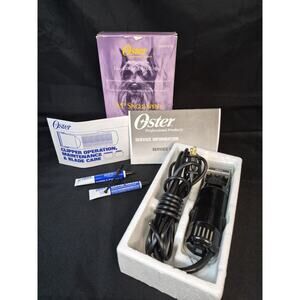 Oster Golden A5 Single Speed Animal Horse Dog Grooming Clippers Never Used.